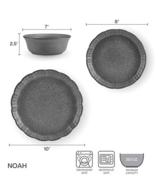 Noah 12 Pc. Dinnerware Set, Service for 4