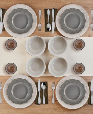 Gia 12 Pc. Dinnerware Set, Service for 4