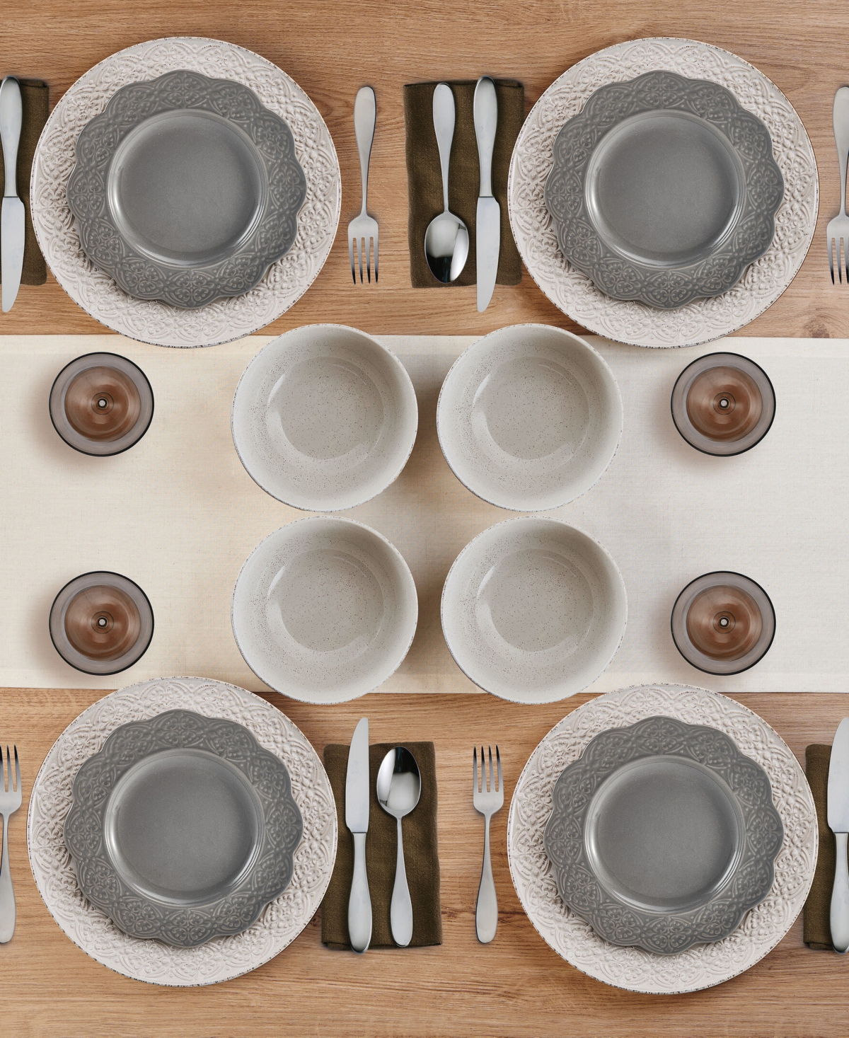 Pfaltzgraff Gia 12-Pc Dinnerware Set, Service for 4