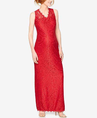 A Pea In The Pod Maternity Lace Sleeveless Gown