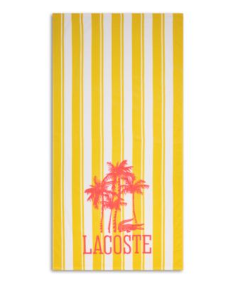 Lacoste Palm Trees Cotton Beach Towel, 36" x 72"