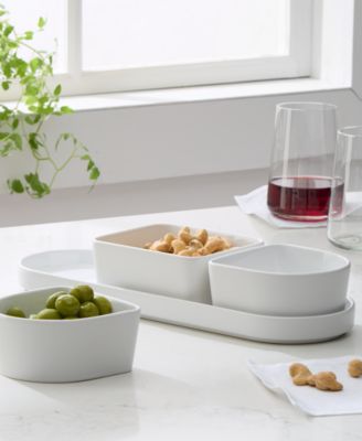 Morgan Ceramic 4-Pc. Section Server