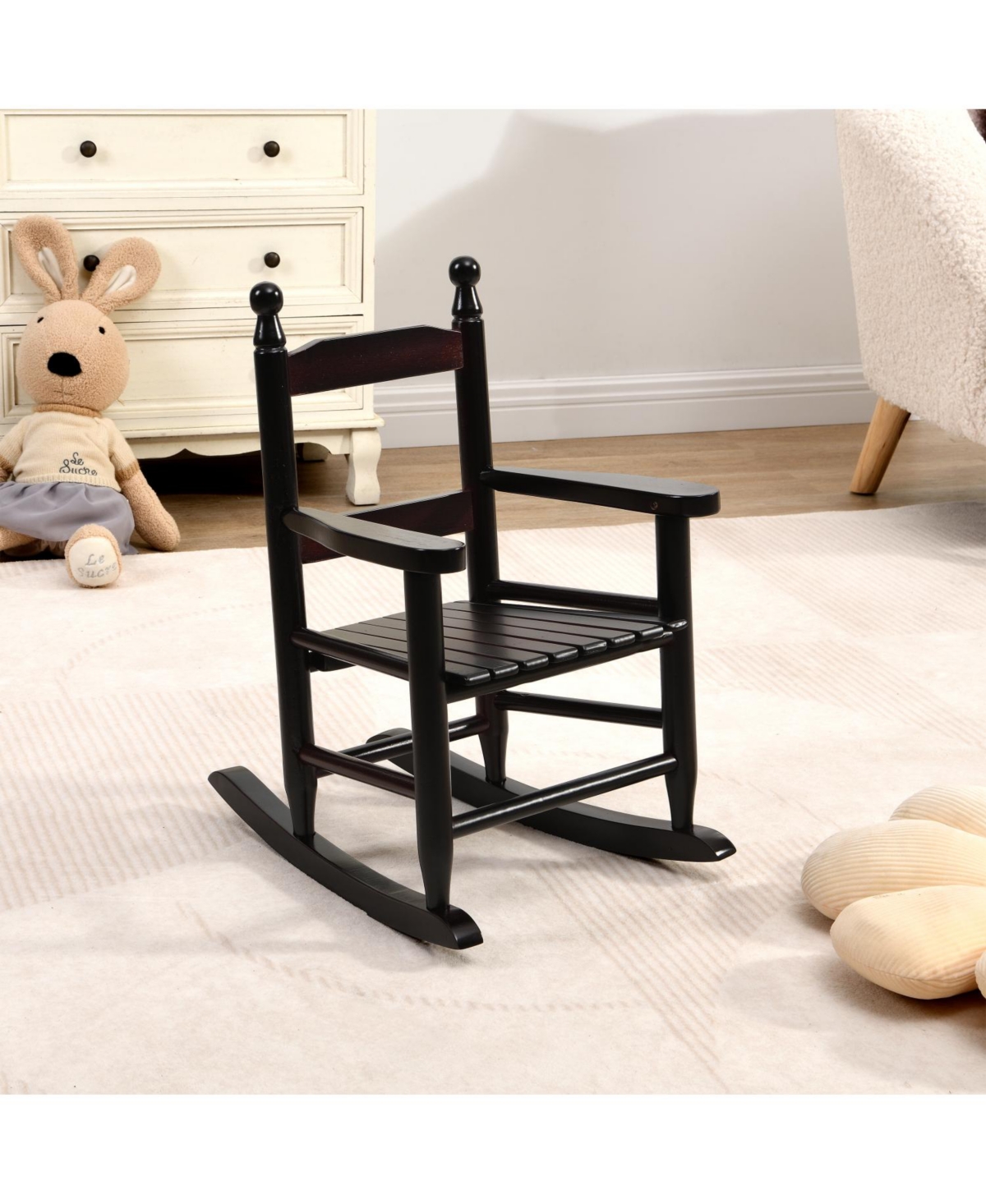 Streamdale Furniture Premium Rocking Oak Chair for Kids (Indoor/Outdoor)