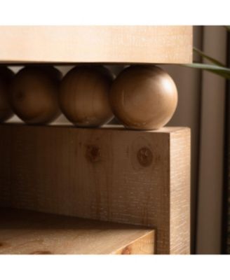 Rustic Console Table with Shelf