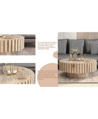 Modern Minimalist Circular Coffee Table