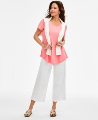 Women's Scoop-Neck Short Sleeve Top