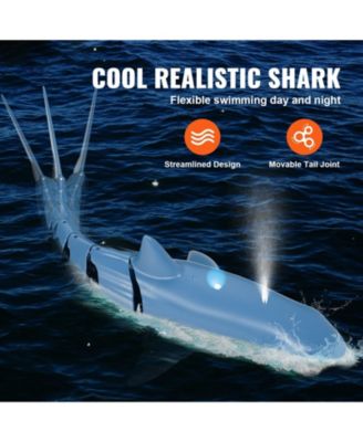 Remote Control Shark Toy with Lights and Water Spray