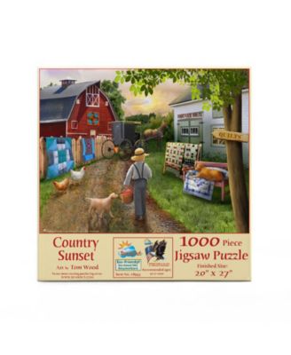 Country Sunset 1000 piece Jigsaw Puzzle for Adults