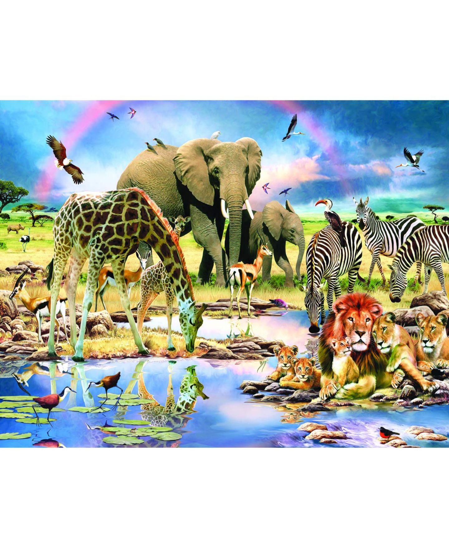 Детский пазл SunsOut Cradle of Life 1000-Piece Interlocking Large Pieces Jigsaw Puzzle, от 15 лет — фото 3