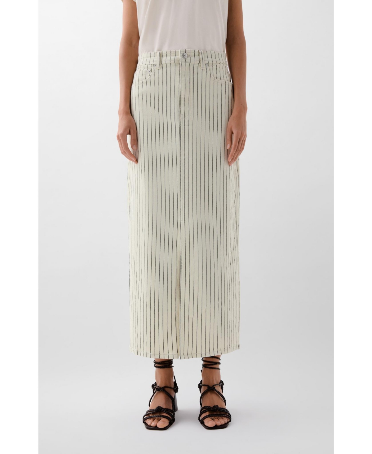 Scalpers Women's Denim Stripes Skirt