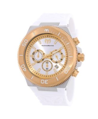 Men's TM-224016 Manta Quartz Chronograph Silver, Gold