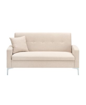 57" Beige Sofa with Storage - Living Room, Apartment, Home Office