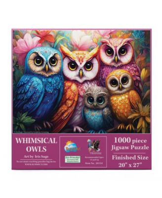 Whimsical Owls 1000 piece Jigsaw Puzzle for Adults