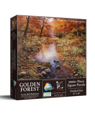 Golden Forest 1000 piece Jigsaw Puzzle for Adults Large Pieces