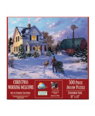 Christmas Morning Welcome 500 piece Jigsaw Puzzle for Adults Christmas