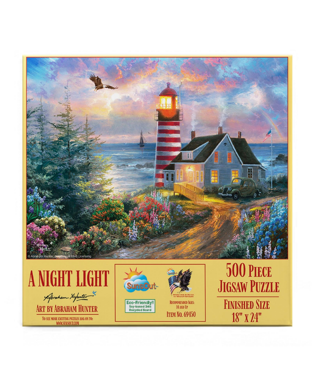 SunsOut A Night Light 500 piece Jigsaw Puzzle for Adults