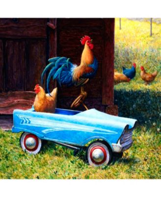 Rooster Takes the Wheel 500 piece Jigsaw Puzzle for Adults