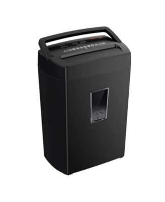 12-Sheet Crosscut Shredder, P-4, 5.5Gal Bin, Shreds Paper/Cards/Mail/Staples, Heavy-Duty, Home Office