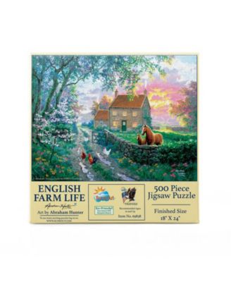 English Farm Life 500 piece Jigsaw Puzzle for Adults