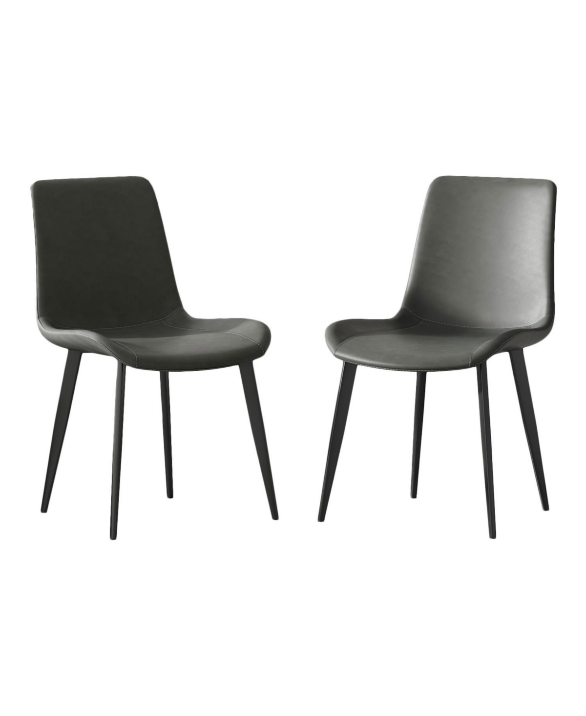 Streamdale Furniture Upholstered Faux Leather Dining Chairs (Set of