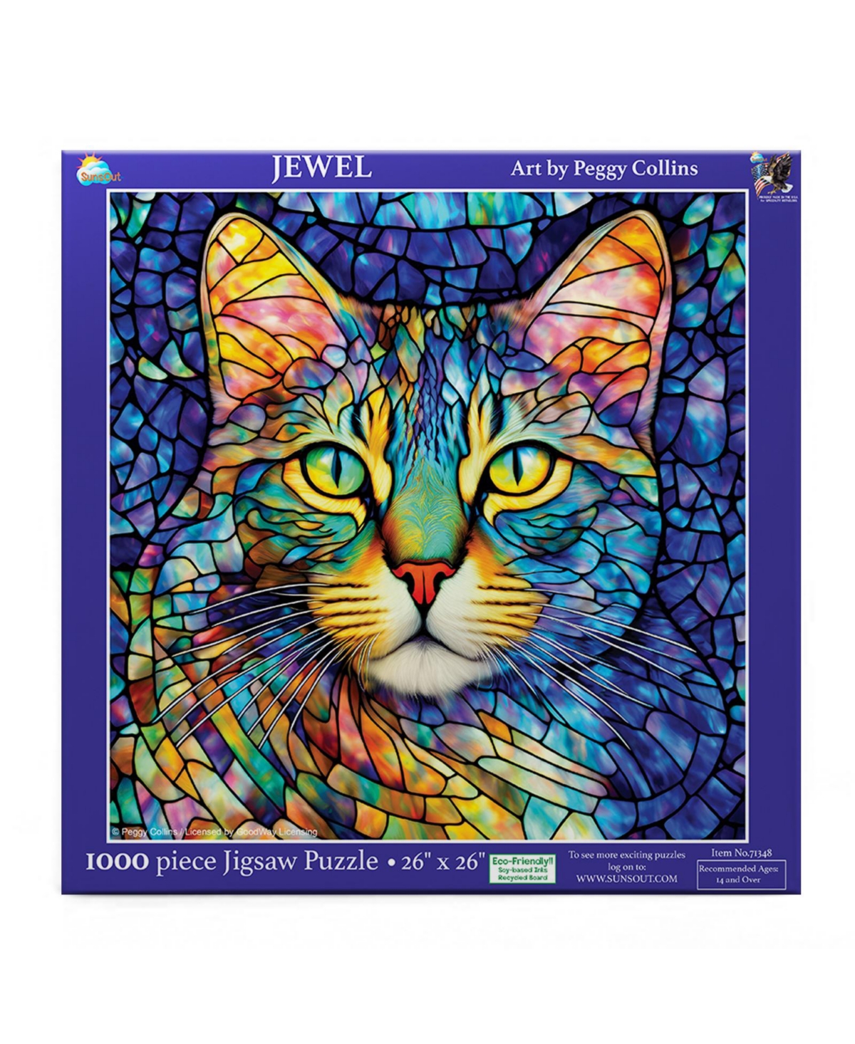 SunsOut Jewel 1000 piece Jigsaw Puzzle for Adults