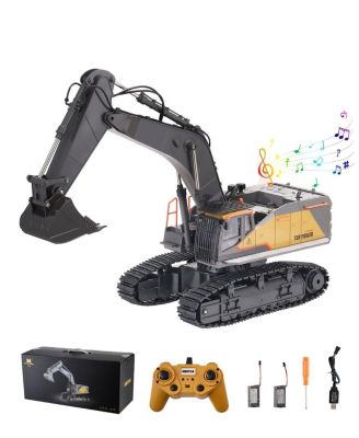 Remote Control Excavator 1 14 Scale Construction Truck with Functional Arm and Long Play Battery
