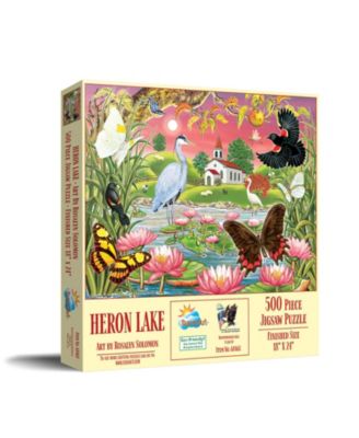 Heron Lake 500 piece Jigsaw Puzzle for Adults