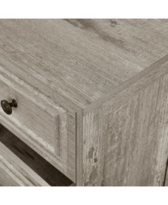 Farmhouse 5-Drawer Dresser, Rustic White