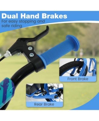 Youth Scooter with Adjustable Handlebar and Inflatable Wheels