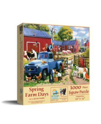 Spring Farm Days 1000 piece Jigsaw Puzzle for Adults
