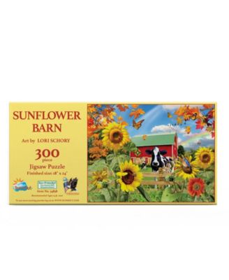 Sunflower Barn 300 piece Jigsaw Puzzle for Adults
