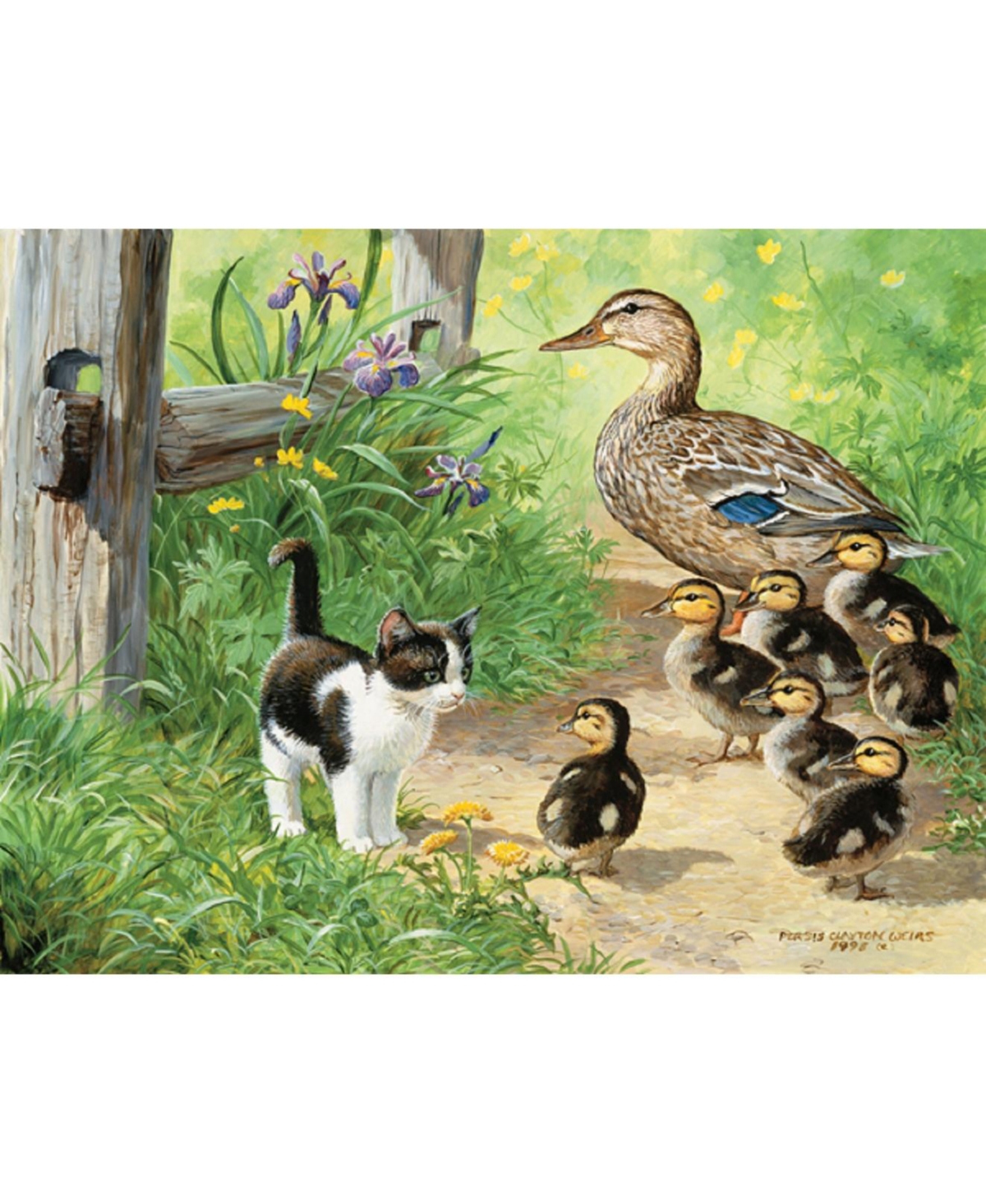 SunsOut Duck Inspector 500 piece Jigsaw Puzzle for Adults