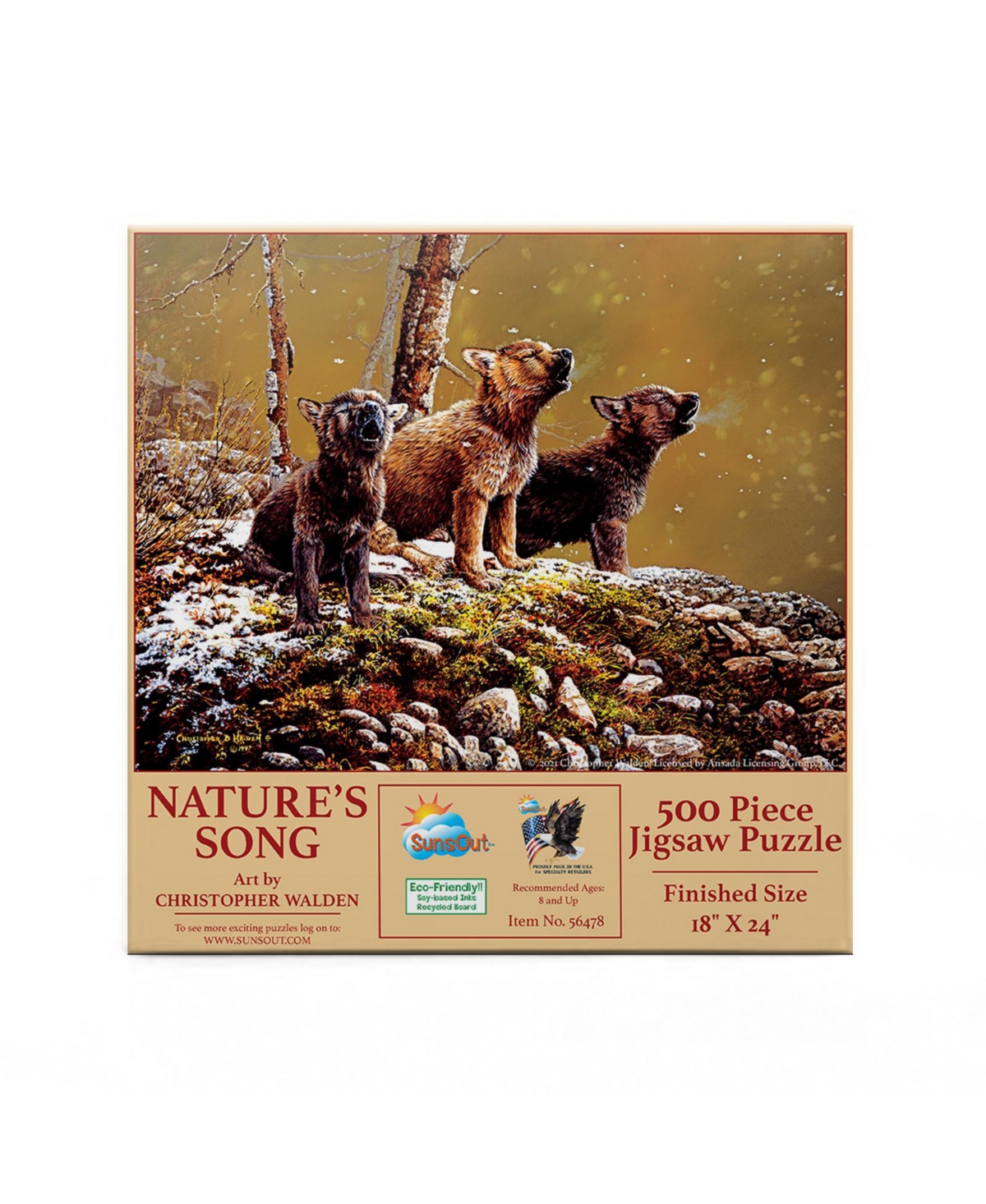 SunsOut Nature's Song 500 piece Jigsaw Puzzle for Adults