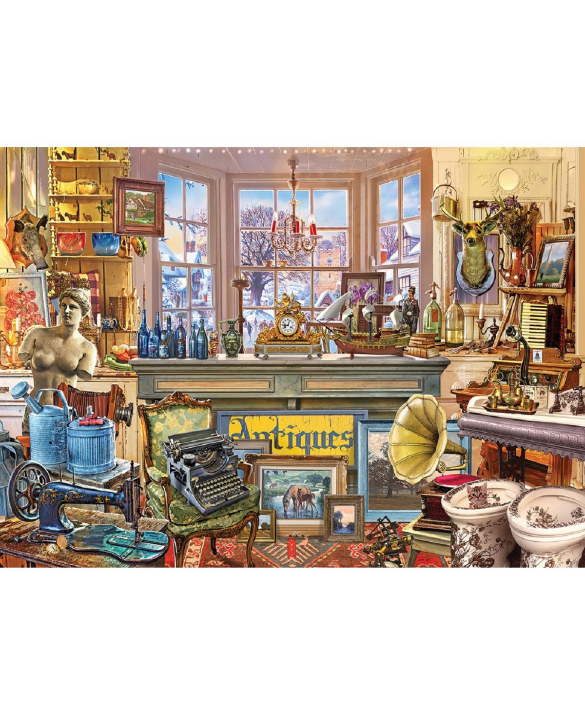 SunsOut Antique Shoppe 1000 piece Jigsaw Puzzle for Adults