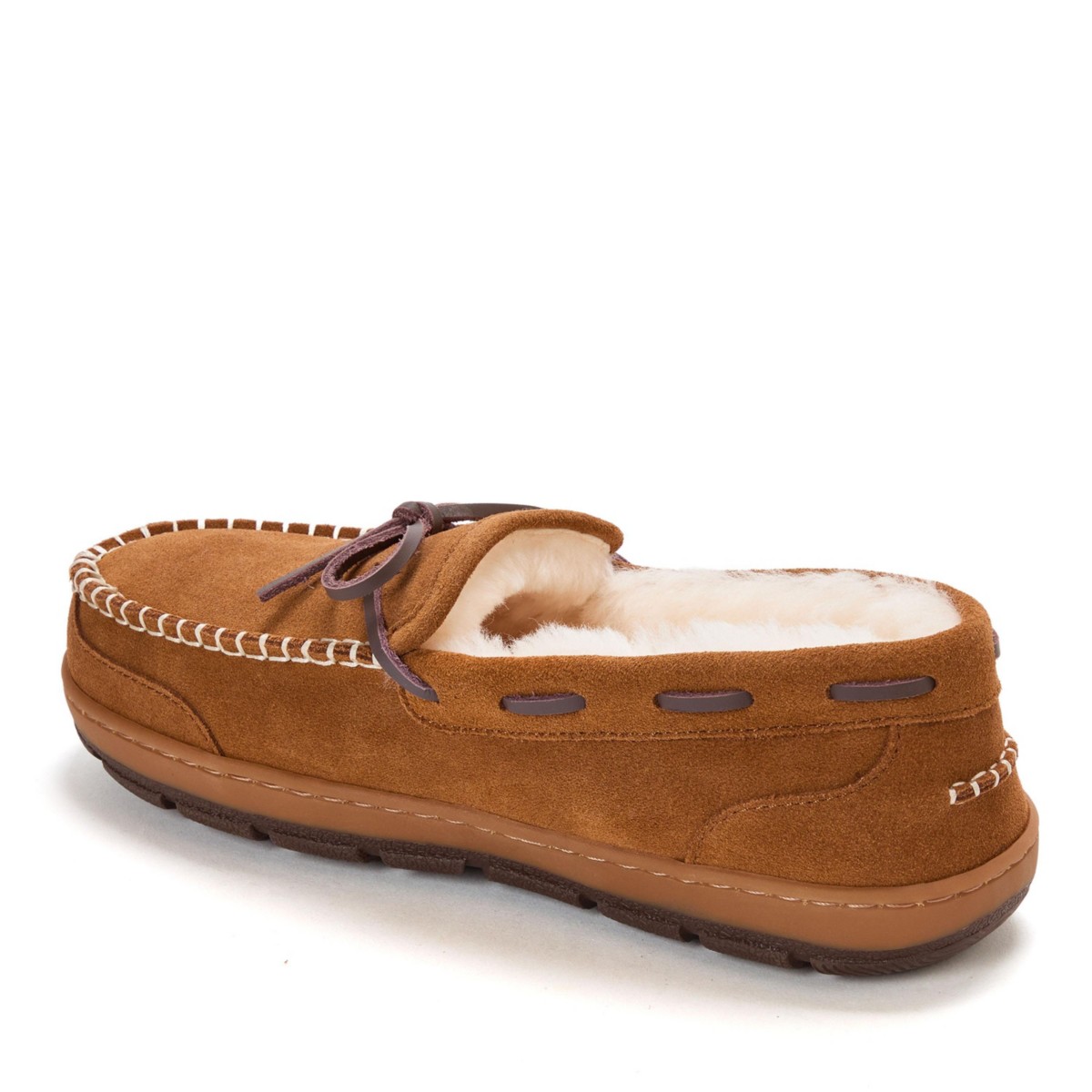 Мужские Dearfoams Men's Forster Genuine Shearling Moccasin — фото 3