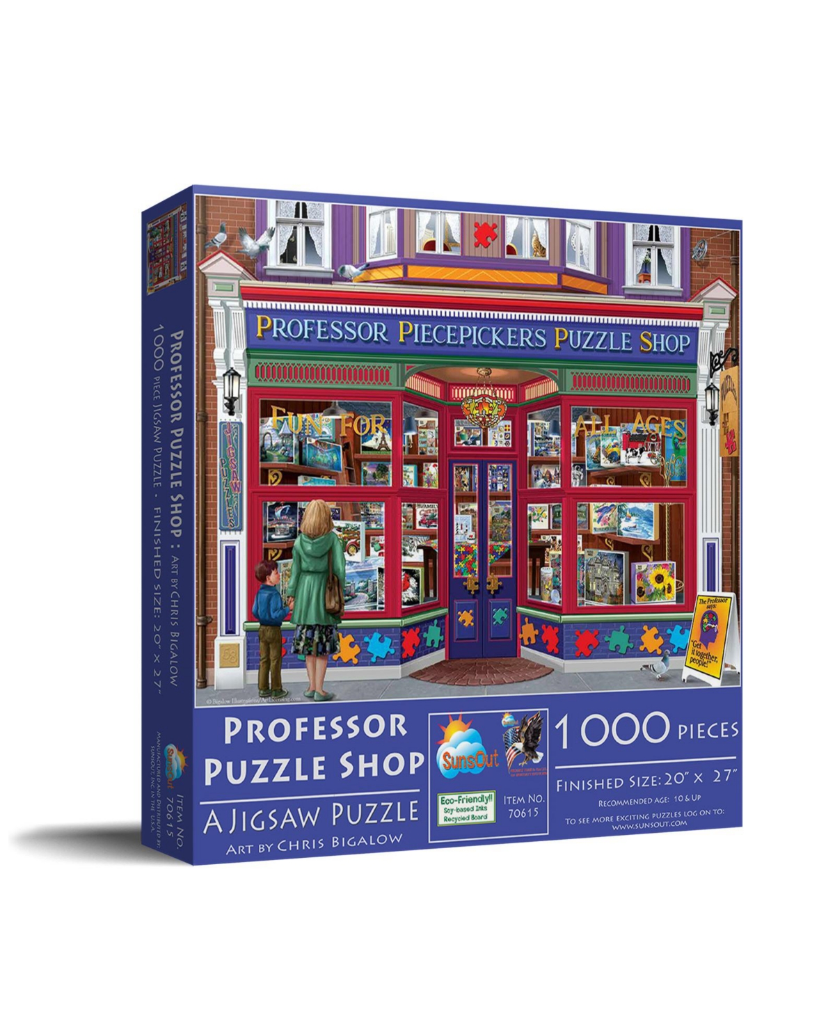 SunsOut Professor Piecepickers Puzzle Shop 1000 piece Jigsaw Puzzle for Adults Mothers Day