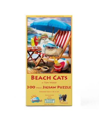 Beach Cats 300 piece Jigsaw Puzzle for Adults