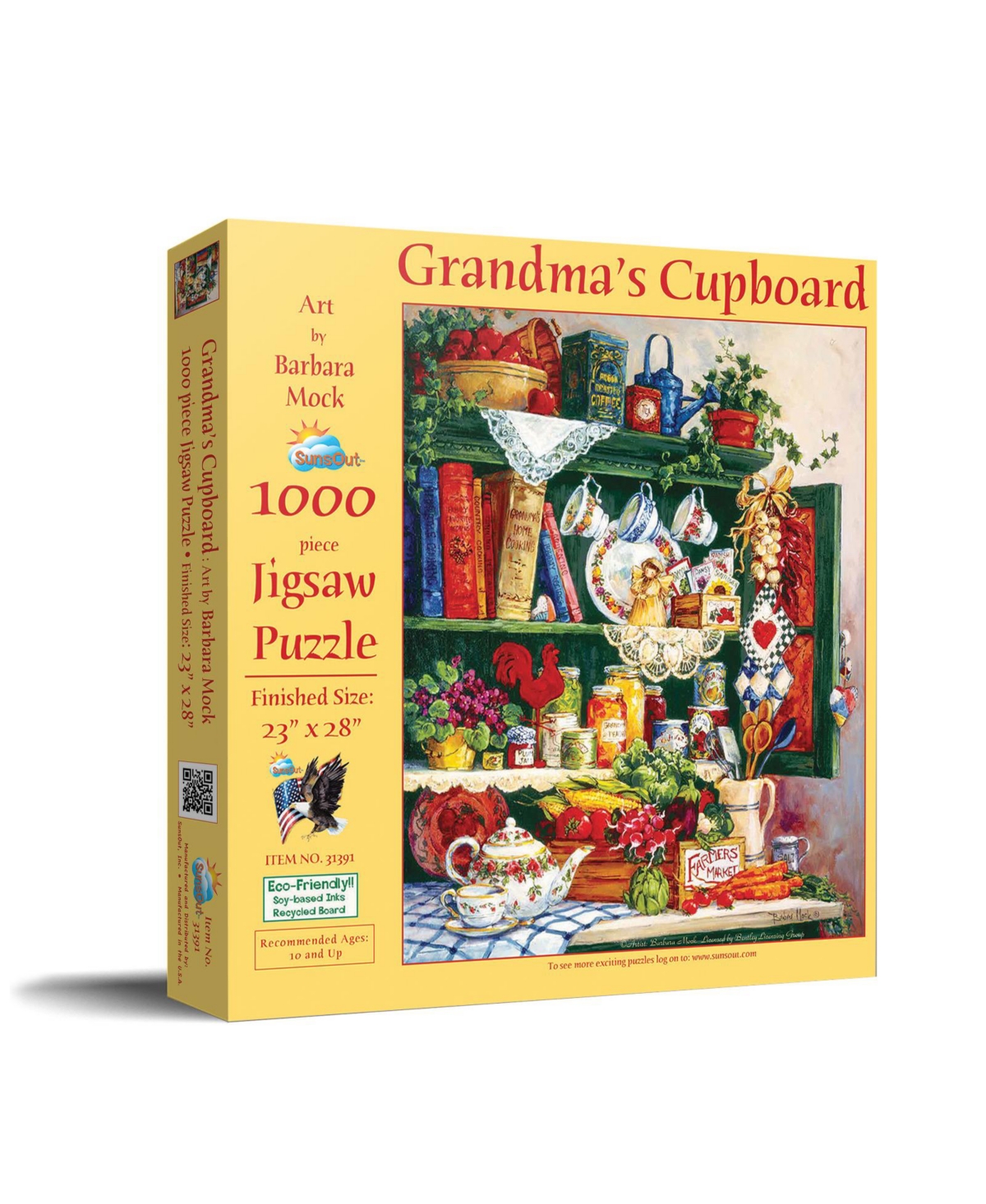 SunsOut Grandma's Cupboard 1000 piece Jigsaw Puzzle for Adults
