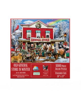 Old General Store Winter 1000 piece Jigsaw Puzzle for Adults