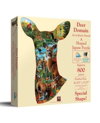 Deer Domain 800 piece Jigsaw Puzzle for Adults Special Shape