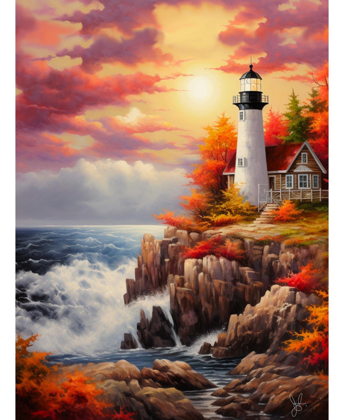 SunsOut Paradise on the Cliff 1000 piece Jigsaw Puzzle for Adults