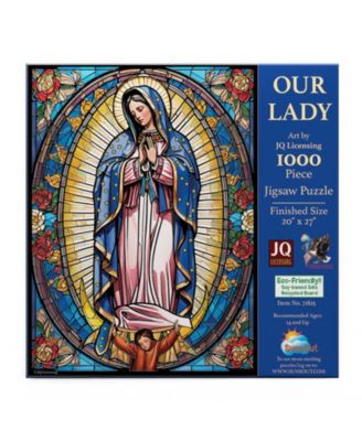Stained Glass Our Lady 1000 piece Jigsaw Puzzle for Adults