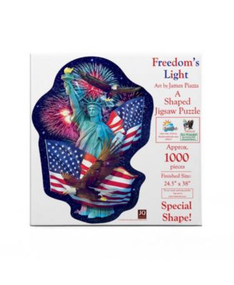 Freedom's Light 1000 piece Jigsaw Puzzle for Adults Special Shape Fourth of July