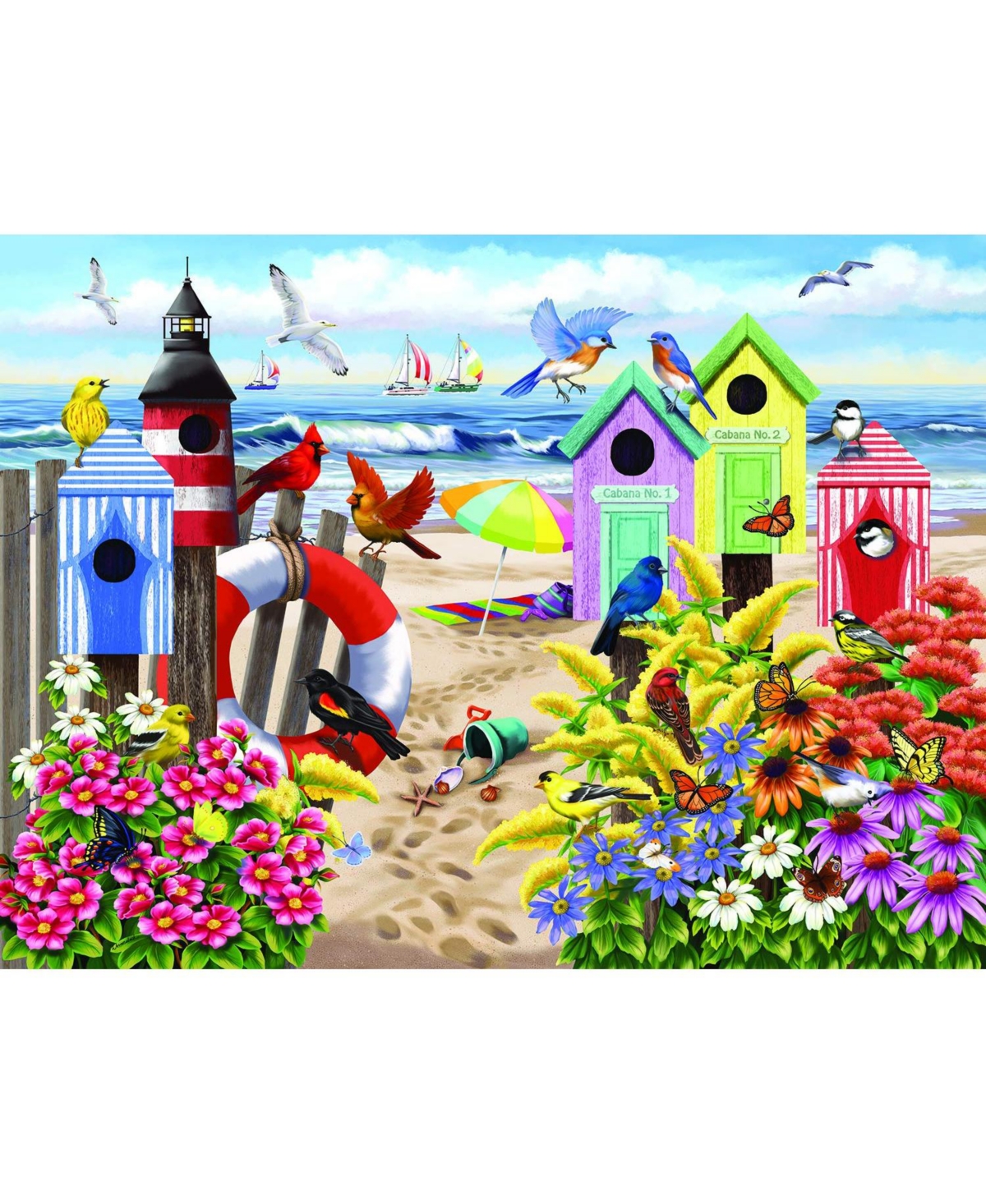 SunsOut At Home by the Sea pc 1000 piece Jigsaw Puzzle for Adults