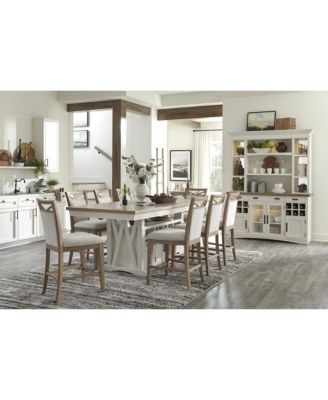 Americana Modern Dining Upholstered Counter Chair Two Pack