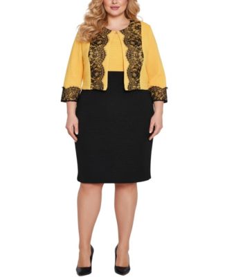 Plus Size Long Sleeve Ponte Cropped Jacket