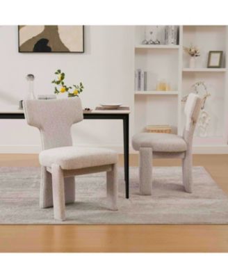 Chenille Dining Chairs (Set of 2)