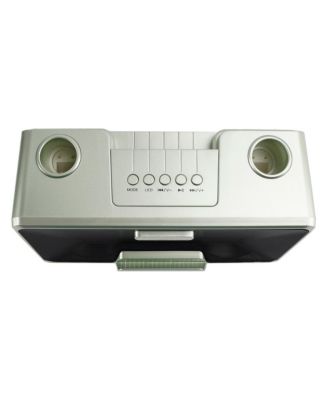 Portable Karaoke Speaker System with 2 Wireless Mics, 20W HiFi Sound, Bluetooth & AUX for Parties and Camping