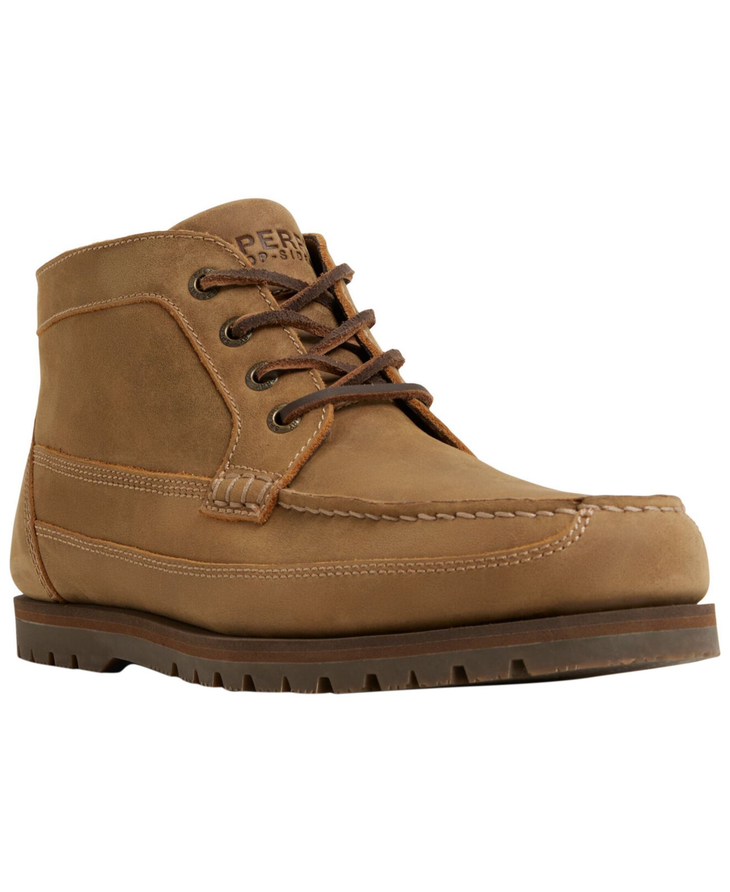 Мужские ботинки Sperry Stringer Lug Chukka Round-Toe, цвет: Рыжевато-коричневый — фото 1