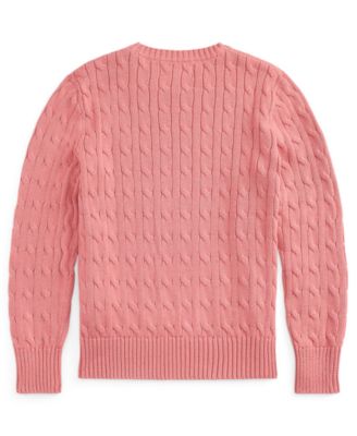 Boys 8-20 Cable-Knit Cotton Sweater